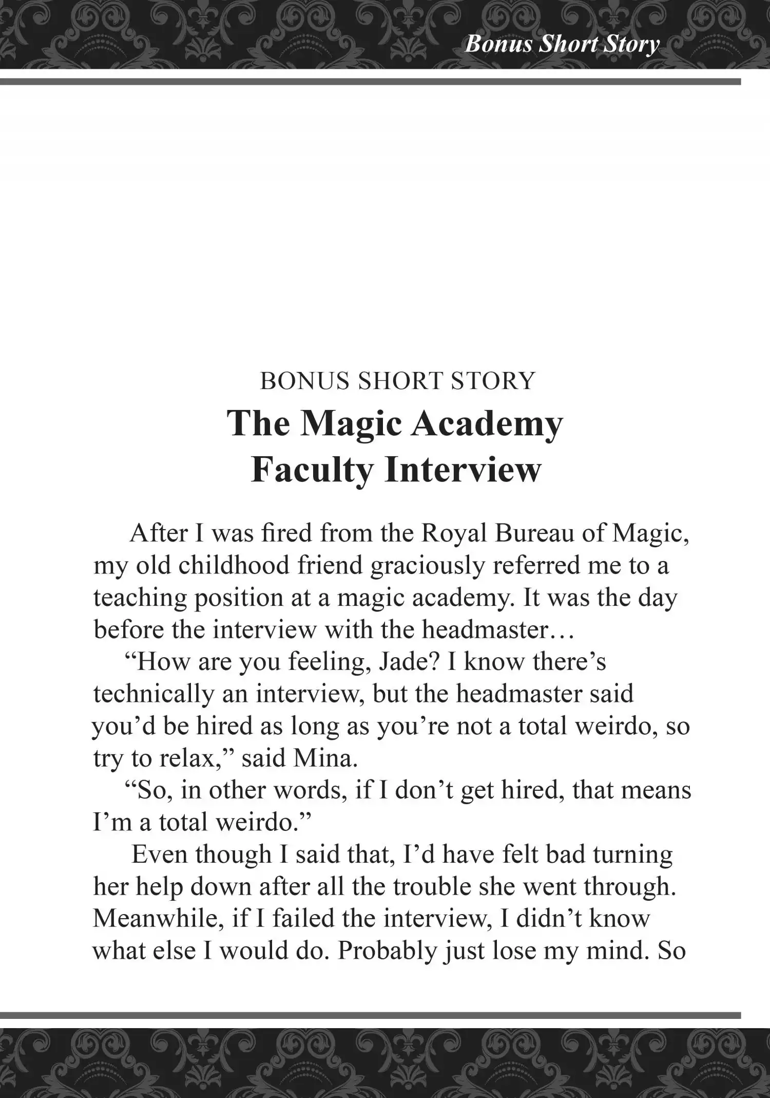 I Got Fired as a Court Wizard so Now I'm Moving to the Country to Become a Magic Teacher Chapter 6.5 2